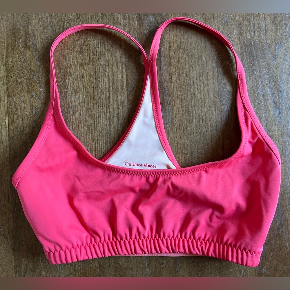 Outdoor Voices racerback bikini top XS
